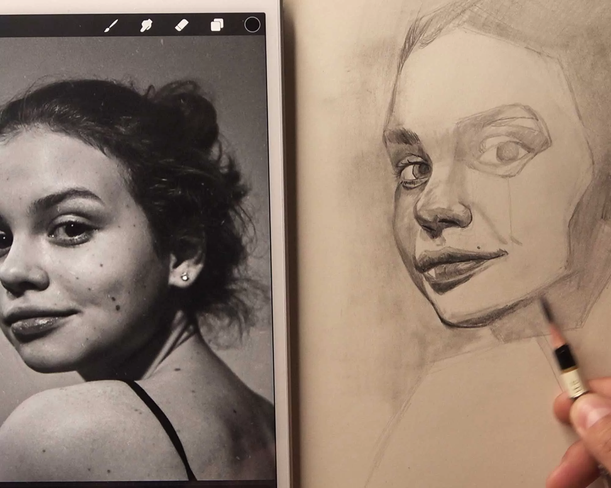 BIG SHAPE: Cómo Captar el PARECIDO en el RETRATO (parte 1)